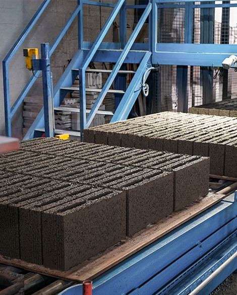 Stock staged for dispatch